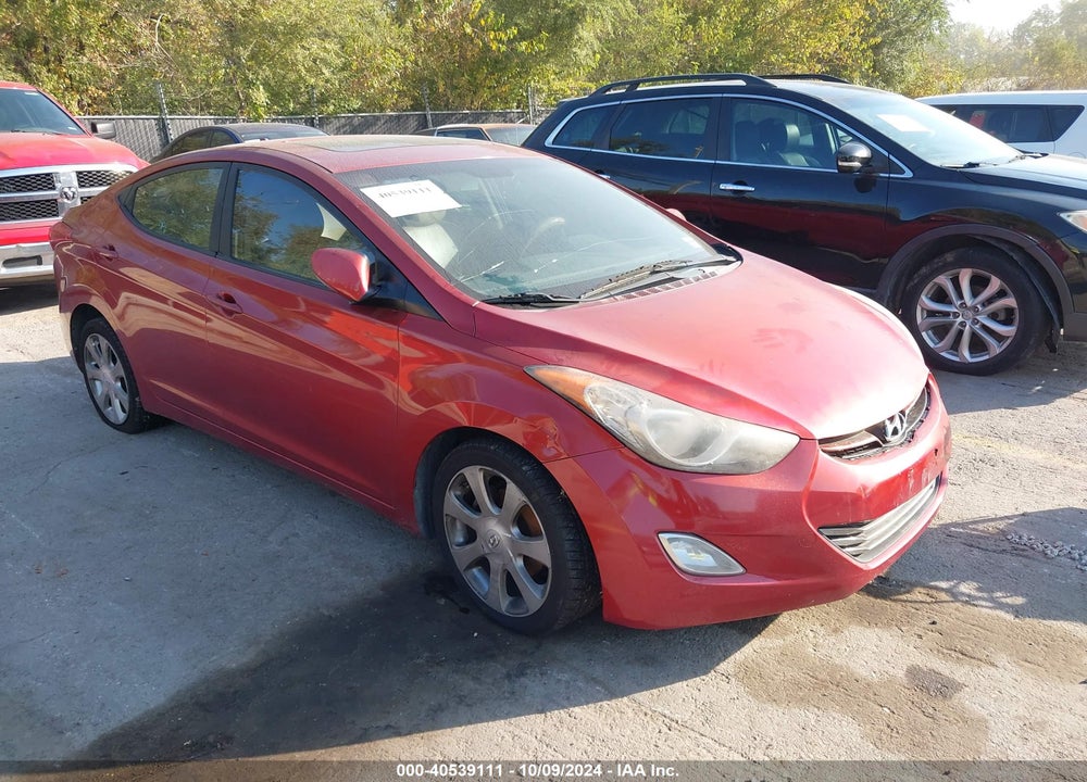 2011 HYUNDAI ELANTRA LIMITED (ULSAN PLANT) VIN: KMHDH4AE1BU100790