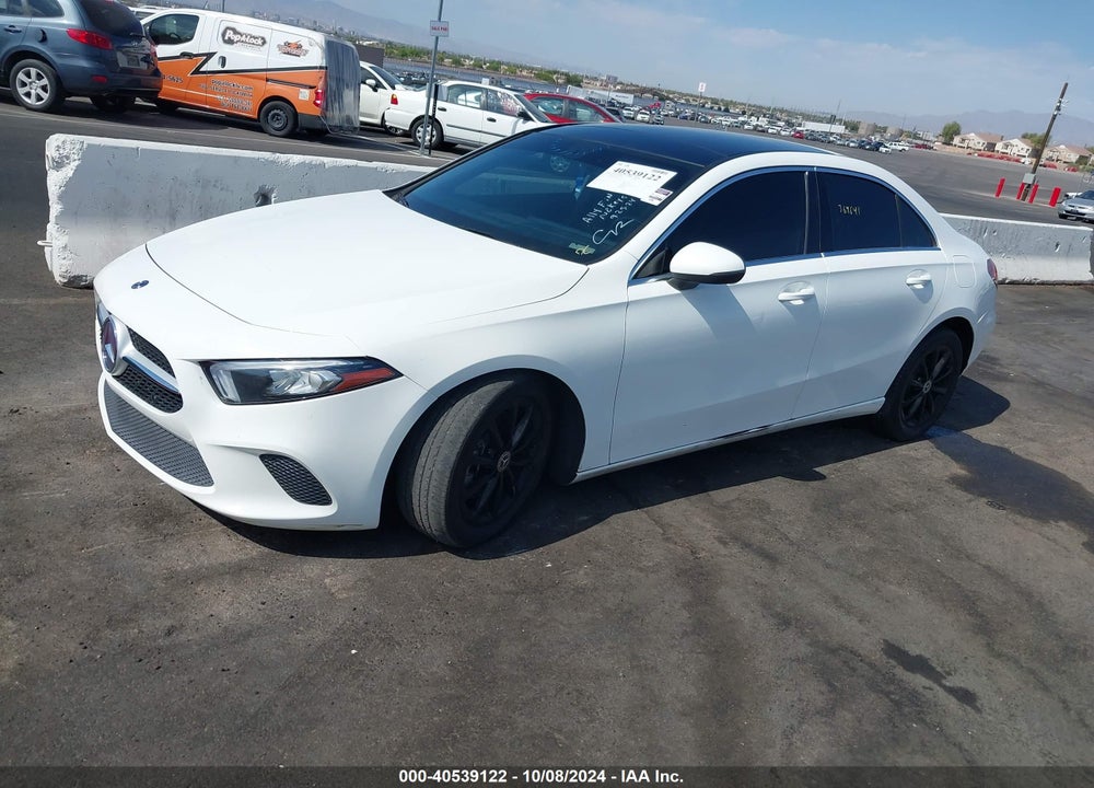 2019 MERCEDES-BENZ A 220 VIN: WDD3G4EB0KW020779