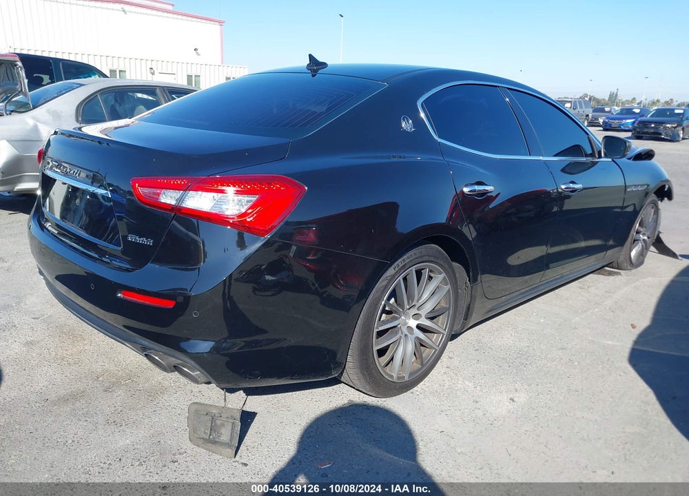 2018 MASERATI GHIBLI VIN: ZAM57XSA5J1298598