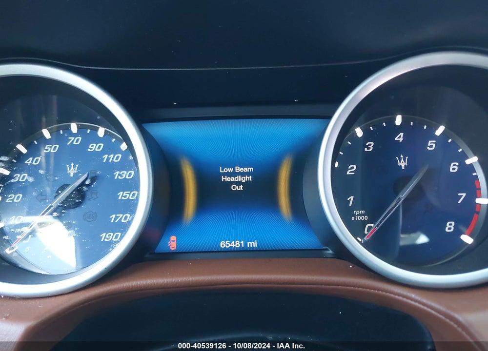 2018 MASERATI GHIBLI VIN: ZAM57XSA5J1298598