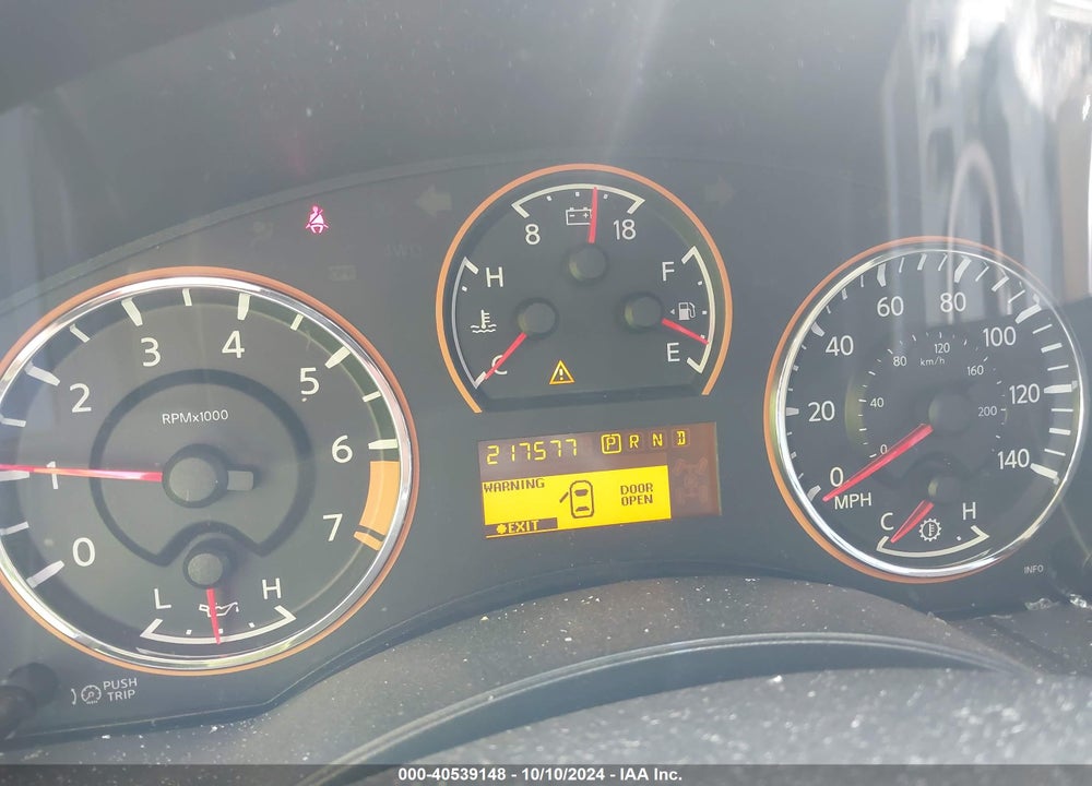 2012 NISSAN ARMADA PLATINUM VIN: 5N1BA0NF3CN619505
