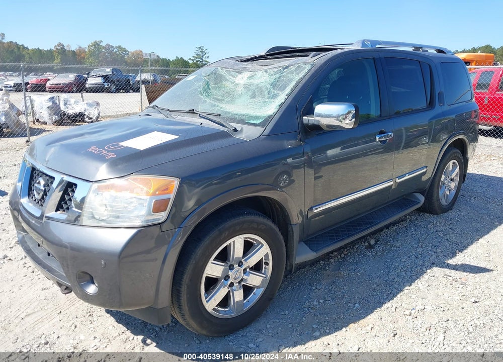 2012 NISSAN ARMADA PLATINUM VIN: 5N1BA0NF3CN619505
