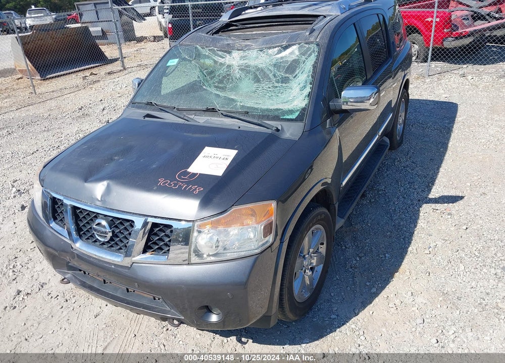 2012 NISSAN ARMADA PLATINUM VIN: 5N1BA0NF3CN619505