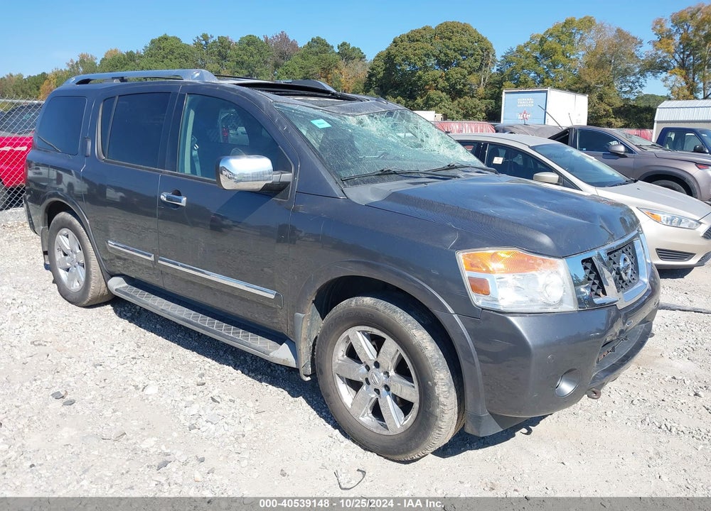 2012 NISSAN ARMADA PLATINUM VIN: 5N1BA0NF3CN619505