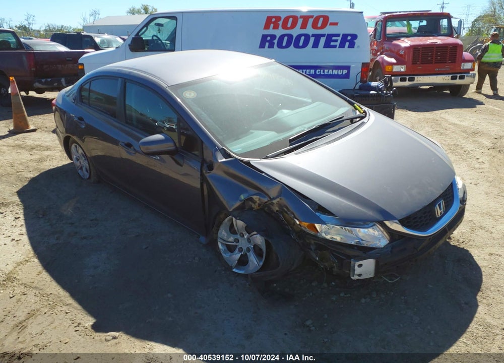2014 HONDA CIVIC LX VIN: 2HGFB2F5XEH541614