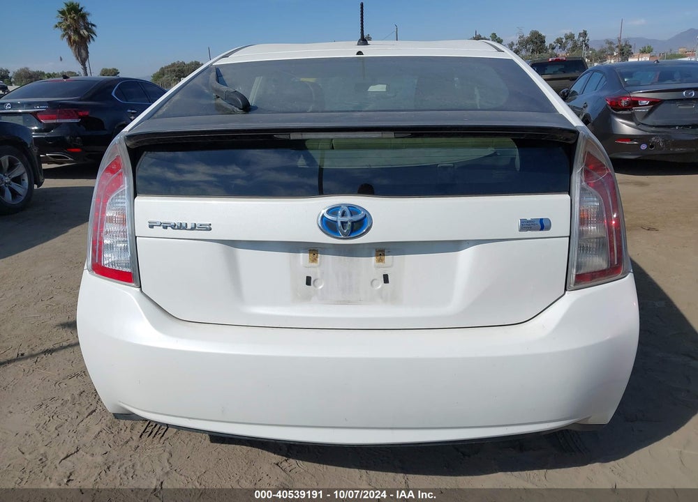 2012 TOYOTA PRIUS TWO VIN: JTDKN3DU7C5485060