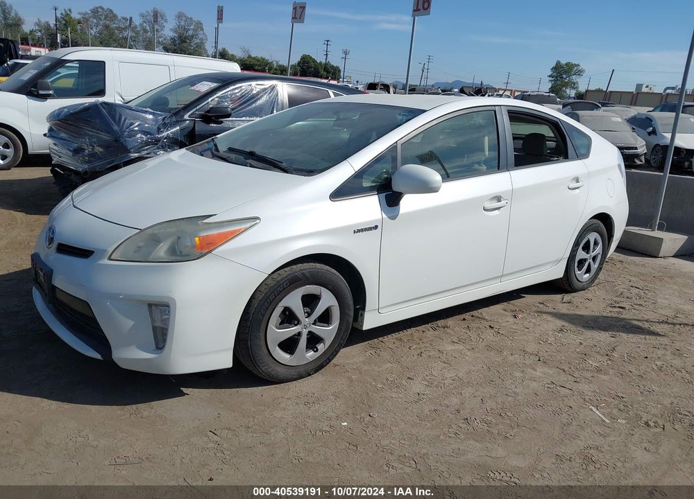 2012 TOYOTA PRIUS TWO VIN: JTDKN3DU7C5485060