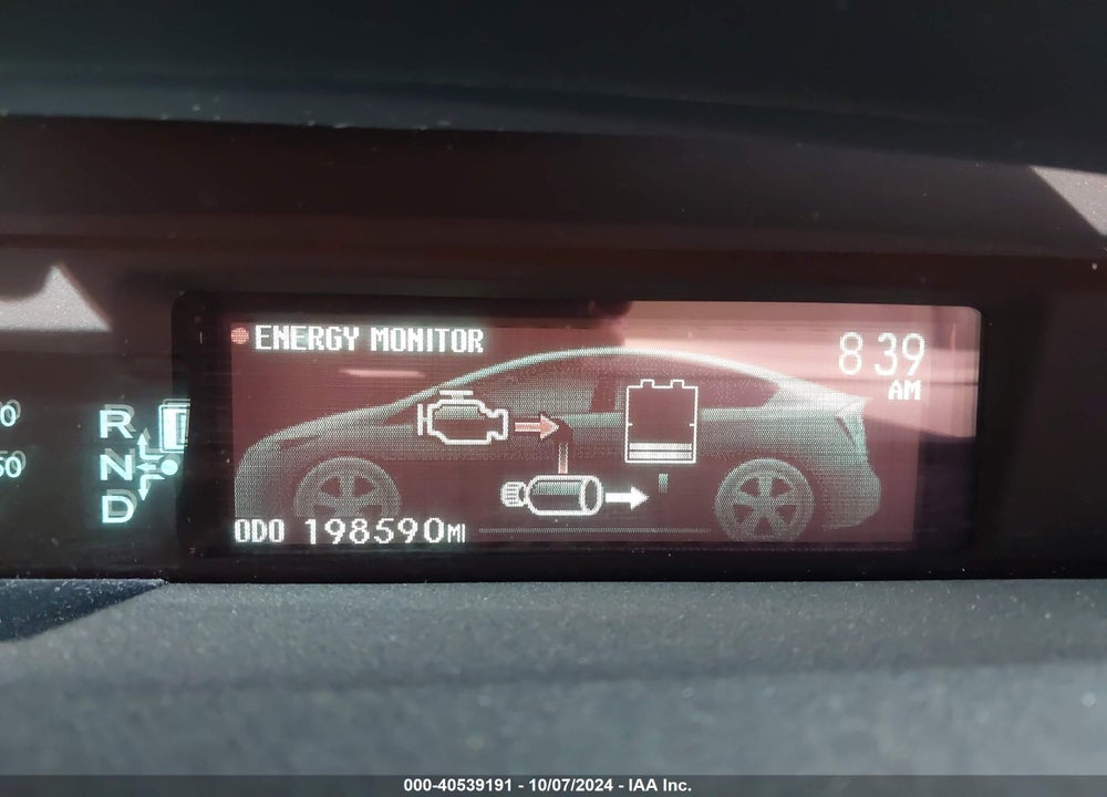 2012 TOYOTA PRIUS TWO VIN: JTDKN3DU7C5485060