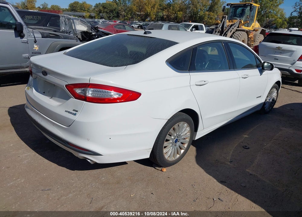 2014 FORD FUSION HYBRID SE VIN: 3FA6P0LU2ER152301