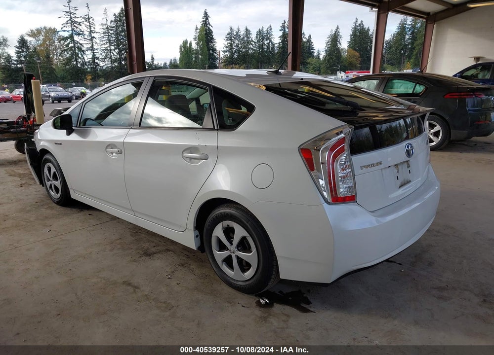2012 TOYOTA PRIUS THREE VIN: JTDKN3DU7C1525869