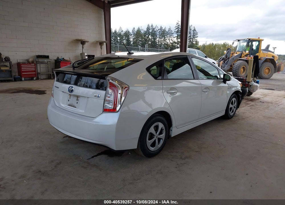 2012 TOYOTA PRIUS THREE VIN: JTDKN3DU7C1525869