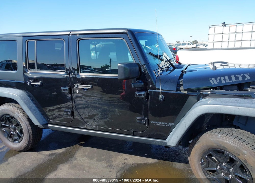 2017 JEEP WRANGLER UNLIMITED WILLY WHEELER 4X4 VIN: 1C4BJWDG0HL608210