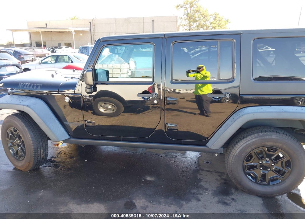 2017 JEEP WRANGLER UNLIMITED WILLY WHEELER 4X4 VIN: 1C4BJWDG0HL608210