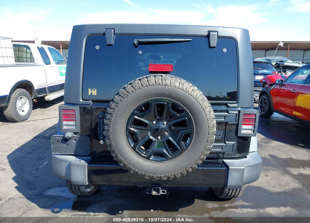 2017 JEEP WRANGLER UNLIMITED WILLY WHEELER 4X4 VIN: 1C4BJWDG0HL608210