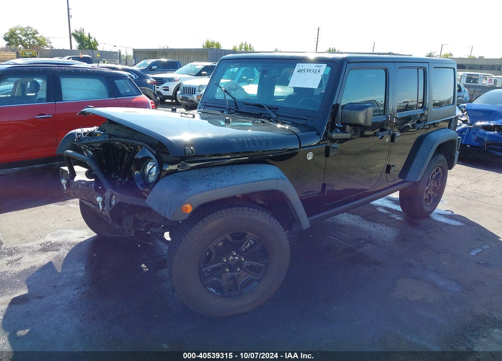 2017 JEEP WRANGLER UNLIMITED WILLY WHEELER 4X4 VIN: 1C4BJWDG0HL608210