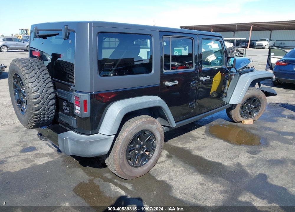2017 JEEP WRANGLER UNLIMITED WILLY WHEELER 4X4 VIN: 1C4BJWDG0HL608210