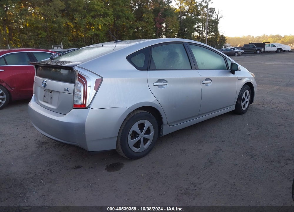 2012 TOYOTA PRIUS FOUR VIN: JTDKN3DU5C5379030