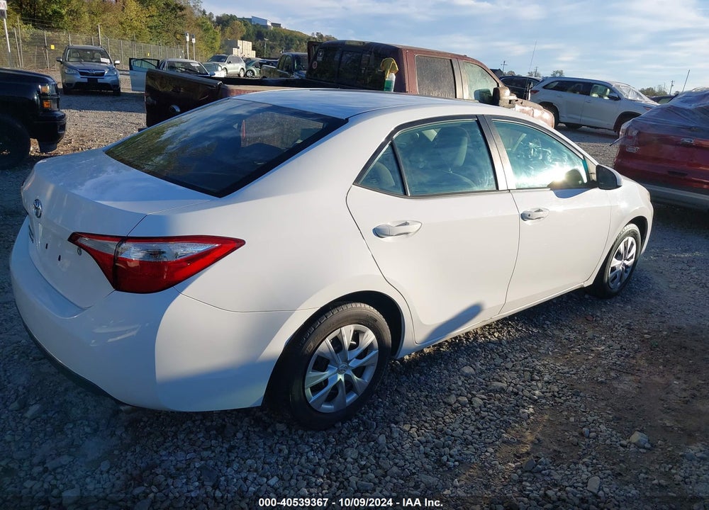 2014 TOYOTA COROLLA L VIN: 2T1BURHE0EC167988
