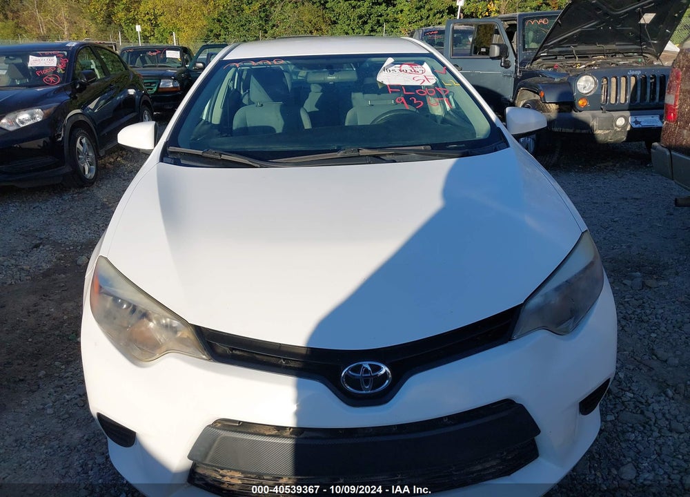 2014 TOYOTA COROLLA L VIN: 2T1BURHE0EC167988