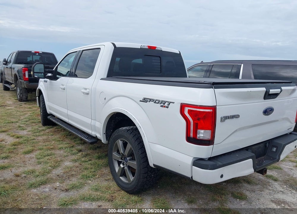 2016 FORD F-150 XLT VIN: 1FTEW1EF6GFB43176