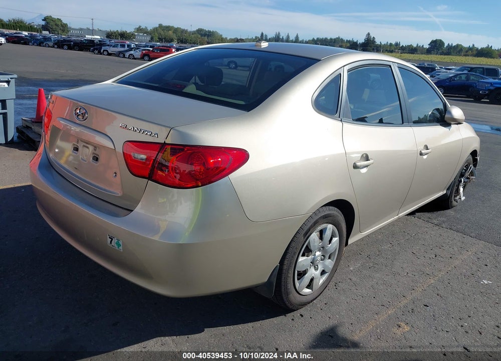 2008 HYUNDAI ELANTRA GLS/SE VIN: KMHDU46D48U312376