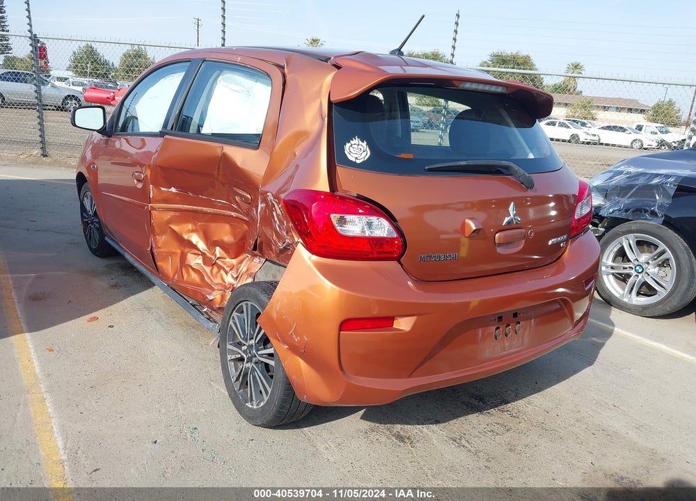 2017 MITSUBISHI MIRAGE GT VIN: ML32A5HJ5HH002648