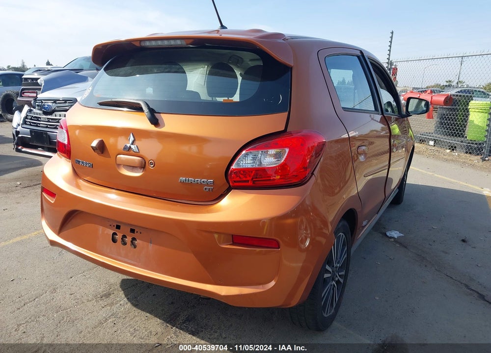 2017 MITSUBISHI MIRAGE GT VIN: ML32A5HJ5HH002648