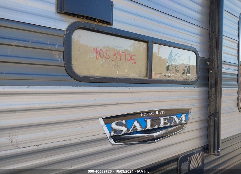 2021 FOREST RIVER SALEM VIN: 4X4TSMX24MA328098