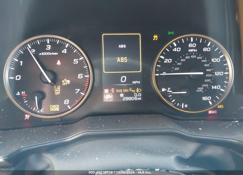 2022 SUBARU OUTBACK WILDERNESS VIN: 4S4BTGUD2N3130322