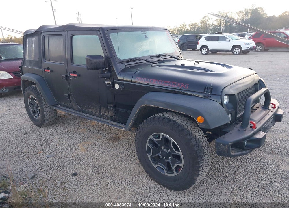 2016 JEEP WRANGLER UNLIMITED RUBICON HARD ROCK VIN: 1C4BJWFG2GL166624