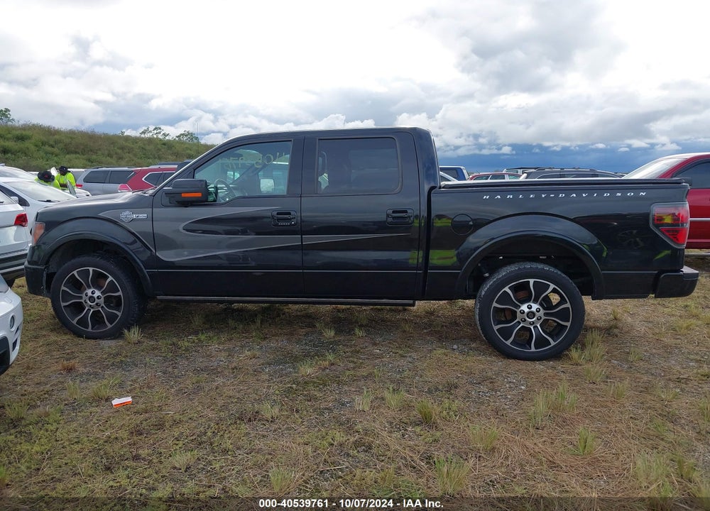 2012 FORD F-150 HARLEY-DAVIDSON VIN: 1FTFW1E61CFB92218