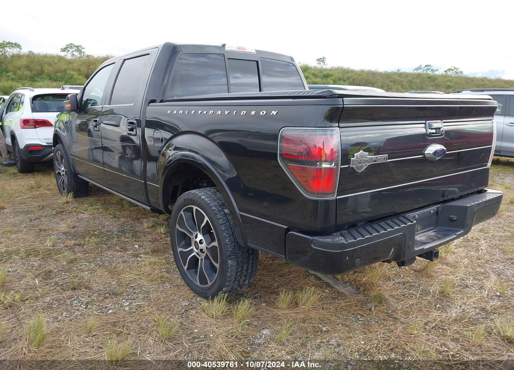 2012 FORD F-150 HARLEY-DAVIDSON VIN: 1FTFW1E61CFB92218