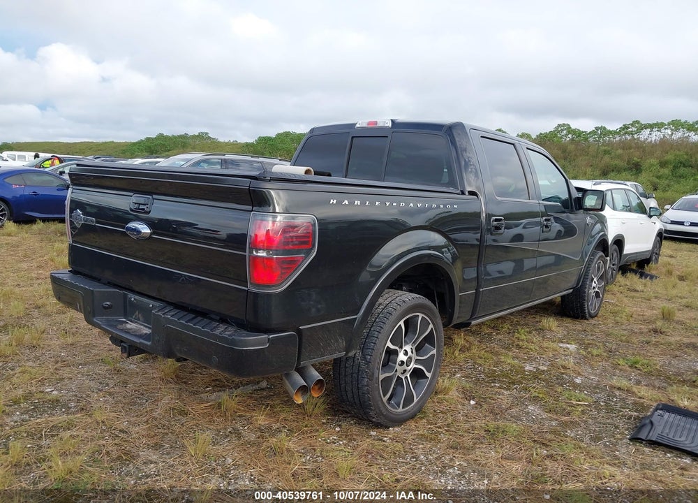2012 FORD F-150 HARLEY-DAVIDSON VIN: 1FTFW1E61CFB92218
