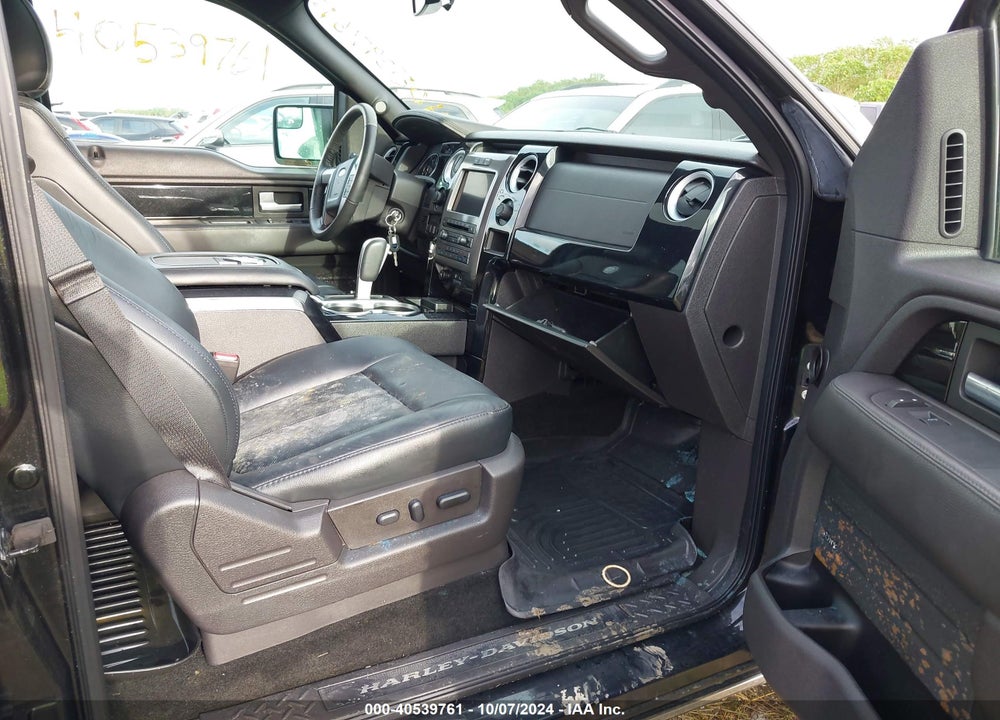 2012 FORD F-150 HARLEY-DAVIDSON VIN: 1FTFW1E61CFB92218