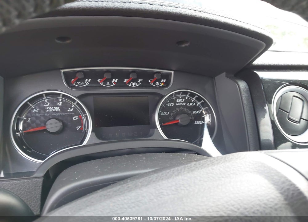 2012 FORD F-150 HARLEY-DAVIDSON VIN: 1FTFW1E61CFB92218