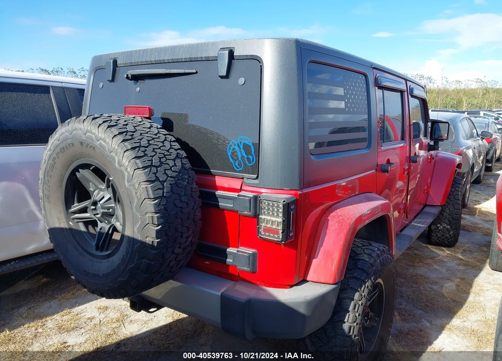 2012 JEEP WRANGLER UNLIMITED SAHARA VIN: 1C4BJWEGXCL103086
