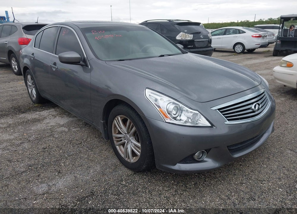 2010 INFINITI G37X VIN: JN1CV6AR1AM461560