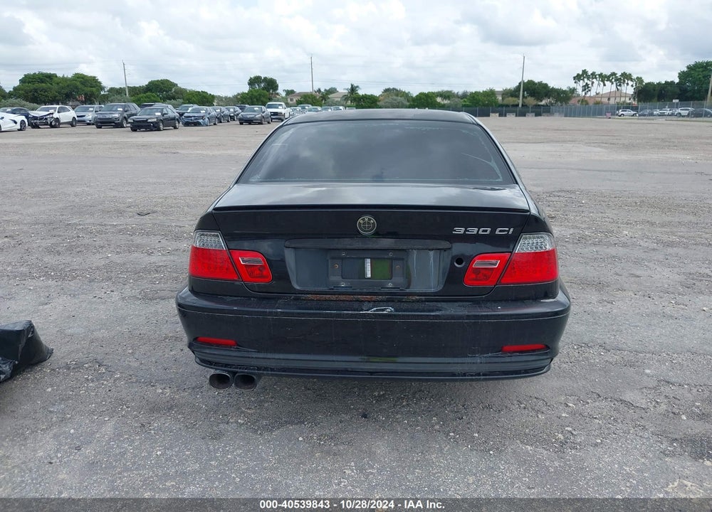 2001 BMW 330CI VIN: WBABN53461JU25270