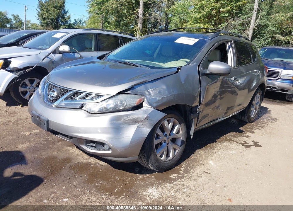 2011 NISSAN MURANO SL VIN: JN8AZ1MW4BW158537