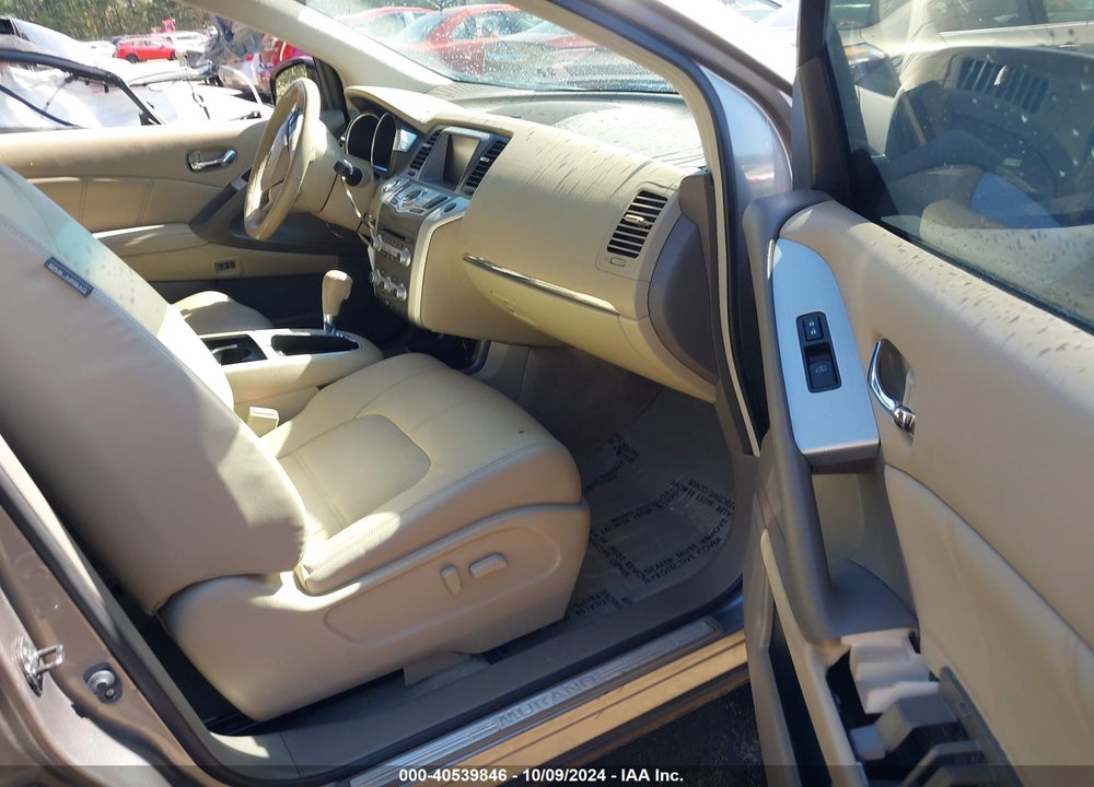 2011 NISSAN MURANO SL VIN: JN8AZ1MW4BW158537