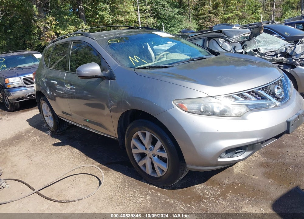 2011 NISSAN MURANO SL VIN: JN8AZ1MW4BW158537