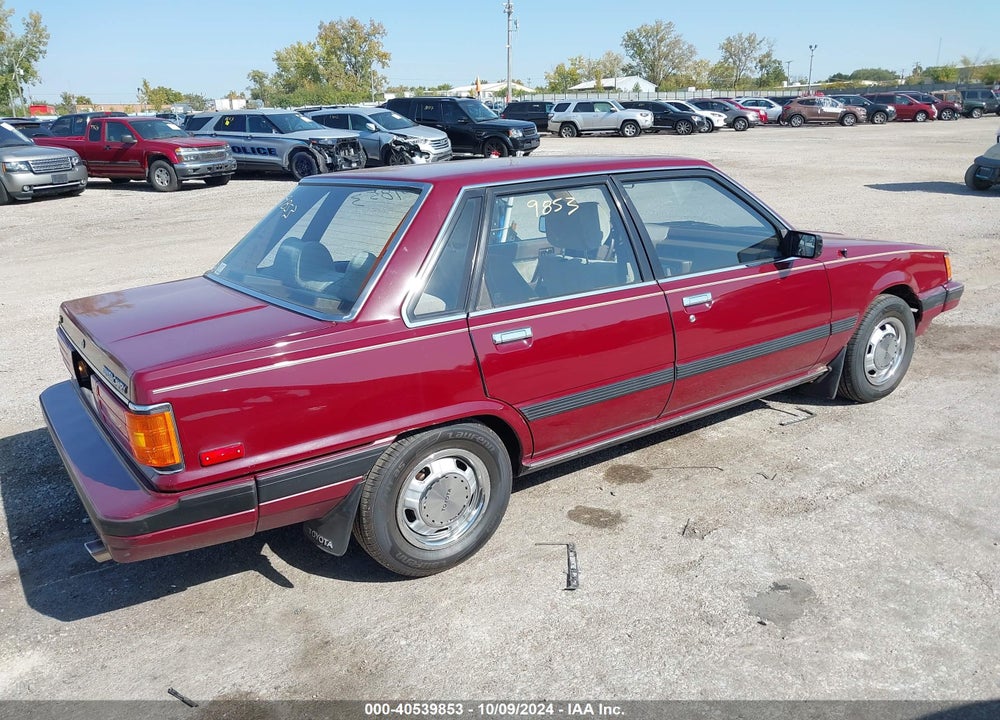 1985 TOYOTA CAMRY LE VIN: JT2SV16E7F0304284