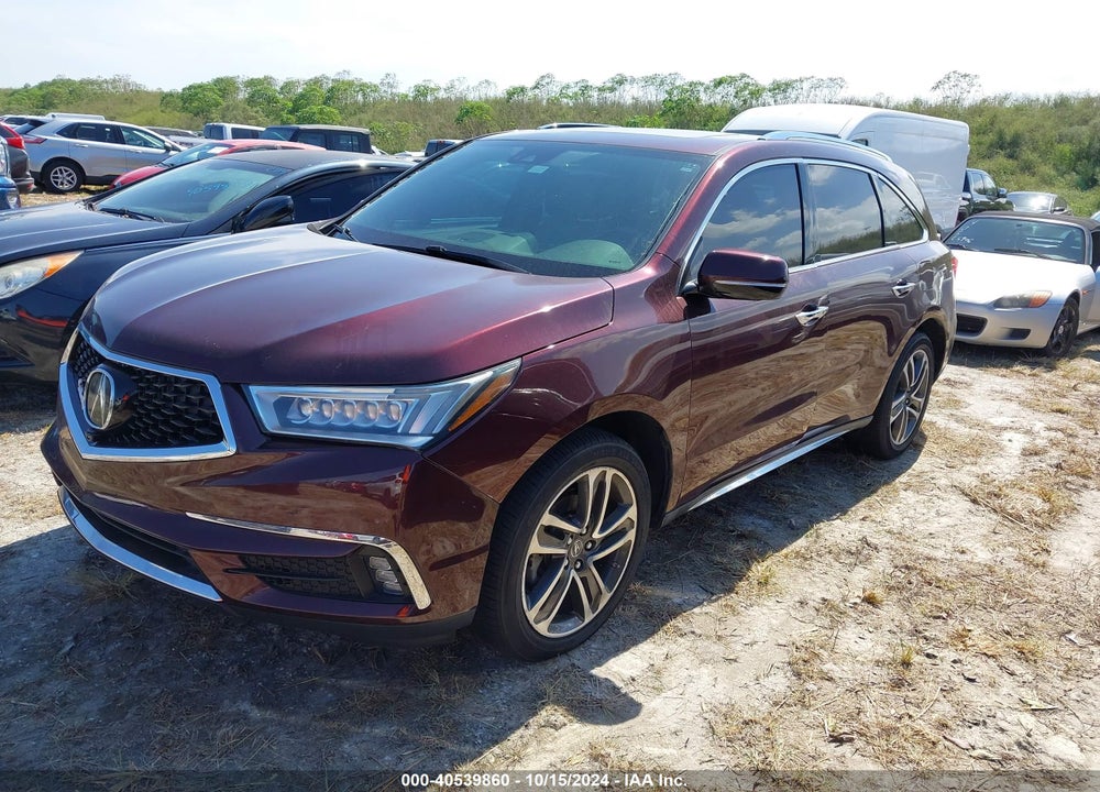 2017 ACURA MDX ADVANCE PACKAGE VIN: 5FRYD4H89HB025080