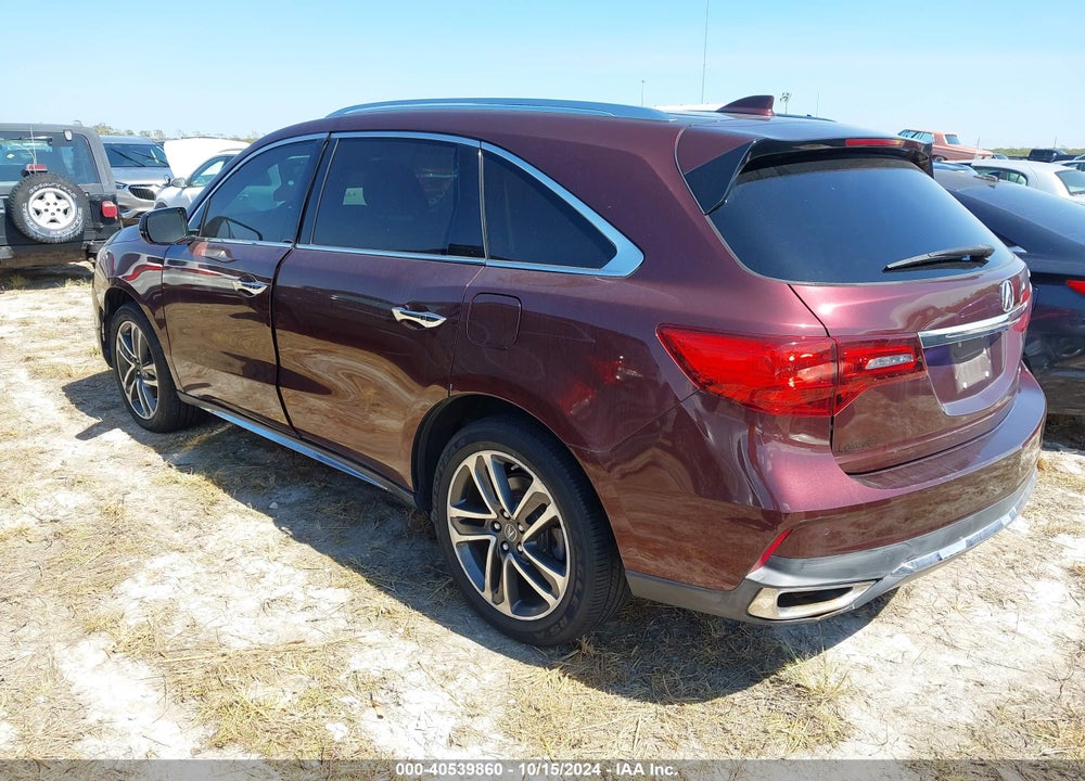 2017 ACURA MDX ADVANCE PACKAGE VIN: 5FRYD4H89HB025080