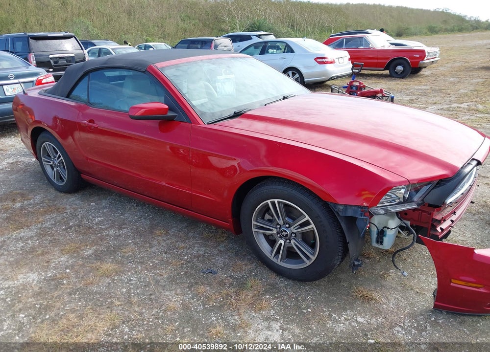 2013 FORD MUSTANG V6 PREMIUM VIN: 1ZVBP8EM2D5236833