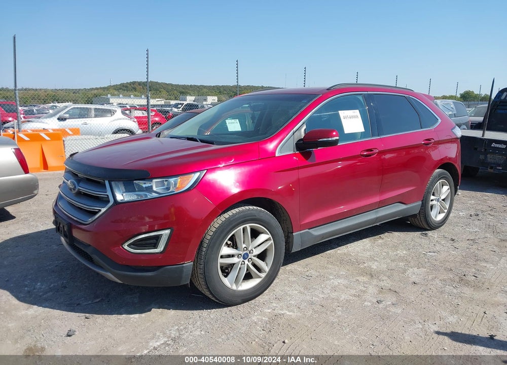 2018 FORD EDGE SEL VIN: 2FMPK3J85JBC11947