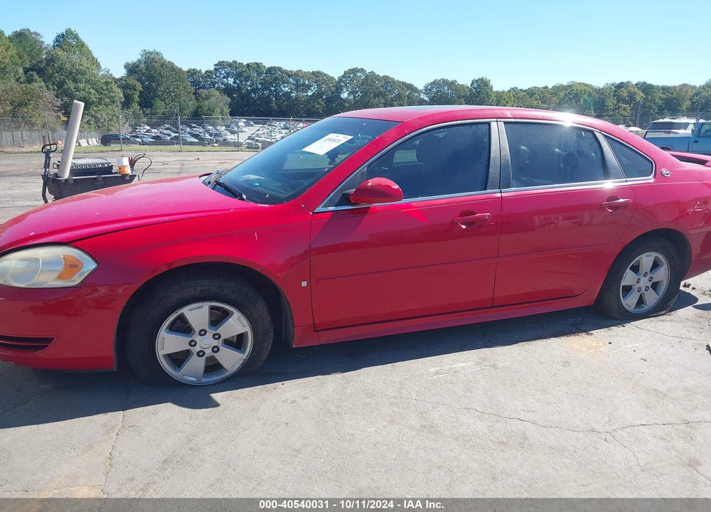 2009 CHEVROLET IMPALA LT VIN: 2G1WT57N091316623