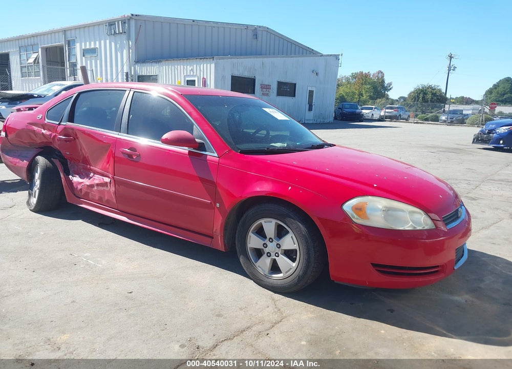 2009 CHEVROLET IMPALA LT VIN: 2G1WT57N091316623