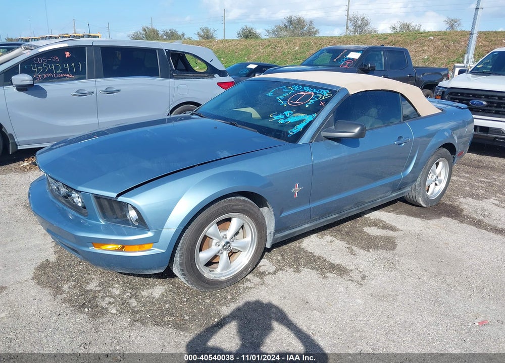 2007 FORD MUSTANG V6 DELUXE/V6 PREMIUM VIN: 1ZVFT84N275288698