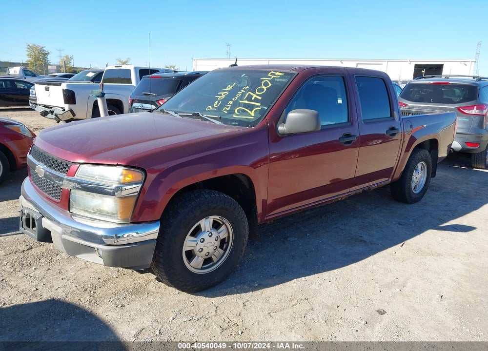 2008 CHEVROLET COLORADO LT VIN: 1GCCS139X88105651